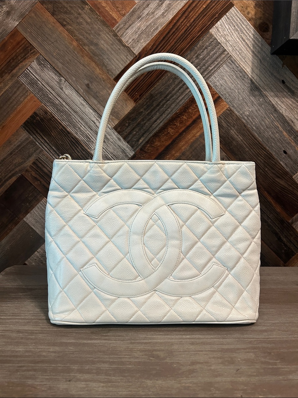 Vintage Chanel Medallion Tote